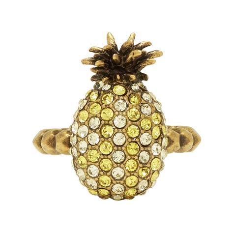 pinapple gucci ring|Gucci Rings for Women .